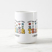 先生パーソナライズされたマグス コーヒーマグカップ (中央)