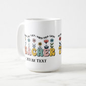 先生パーソナライズされたマグス コーヒーマグカップ (正面左)