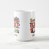 先生パーソナライズされたマグス コーヒーマグカップ (中央)