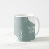 先生パーソナライズされたマグ コーヒーマグカップ (正面右)