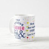 先生パーソナライズされたマグ – '本当に素晴らしいティーシュ コーヒーマグカップ (正面左)