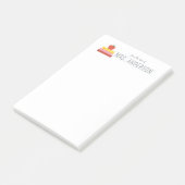 先生パーソナライズされたメモ帳の感謝ギフト ポストイット (アングル)