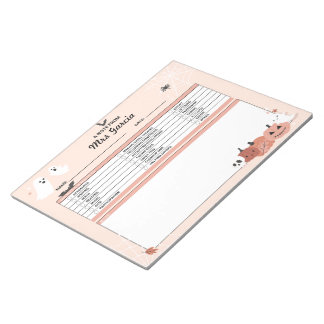 先生パーソナライズされたメモ帳、メモ先生 ノートパッド