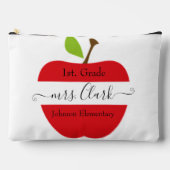 先生パーソナライズされたリンゴ アクセサリーポーチ (正面)