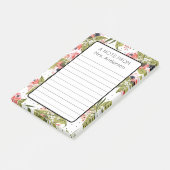 先生パーソナライズされた先生用メモ帳 ポストイット (アングル)