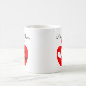 先生パーソナライズされた卒業ギフト戻る2校 コーヒーマグカップ (中央)