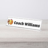 先生パーソナライズされた卒業ギフト新PEコーチ デスクネームプレート (正面)