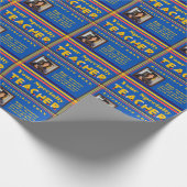 先生パーソナライズされた専門卒業写真 ラッピングペーパー (角)