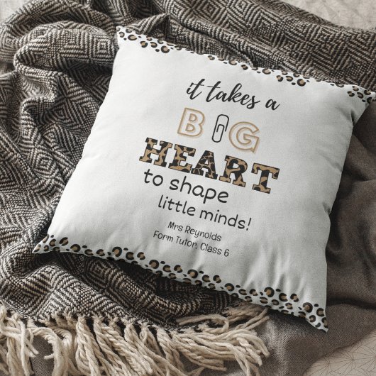 先生パーソナライズされた引用文ギフト女性ありがとう クッション