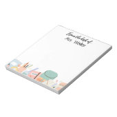 先生パーソナライズされた新学期供給 ノートパッド (回転)