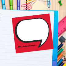 先生パーソナライズされた考えの気泡