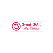 先生パーソナライズされた顔の報酬スタンプ セルフインキングスタンプ (デザイン)