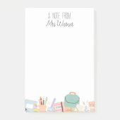 先生パーソナライズされたItメモの投稿 ポストイット (正面)