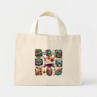 先生パーソナライズ名トートバッグギフト ミニトートバッグ