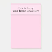 先生ビジネス専門の机のノートのオルガナイザー ポストイット (正面)