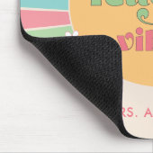 先生ビブカラフルス70sレトロサン マウスパッド (コーナー)