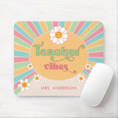 先生ビブカラフルス70sレトロサン マウスパッド (マウス)