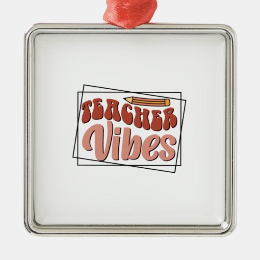 先生ビベス メタルオーナメント (正面)