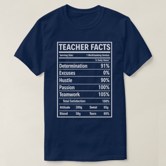 先生ファクト誇りを持った先生Tシャツ(先生G用) Tシャツ (デザイン正面)
