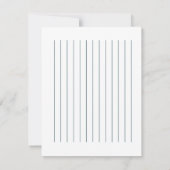 先生フィードバックの学生へのコメント ノートカード (裏面)