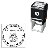 先生フクロウ セルフインキングスタンプ (インサイチュ)