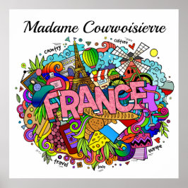 先生フランスの又はフランス美術ポスター ポスター