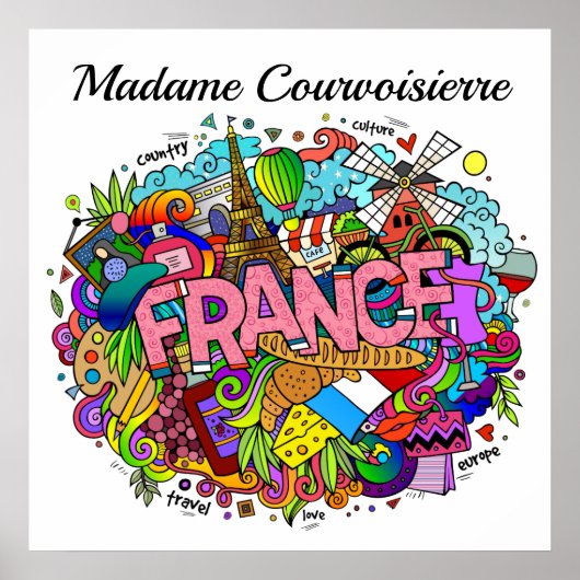 先生フランスの又はフランス美術ポスター ポスター (正面)