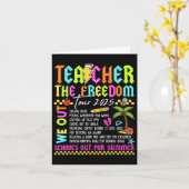 先生フリーダムツアー2025夏休み最終日 カード (黄色い花)