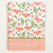 先生フローラプランナー プランナー手帳 (正面)