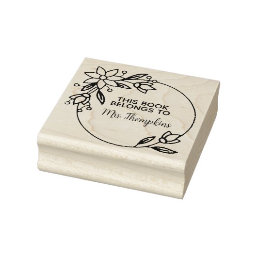 先生ブックはネームブックに属する ラバースタンプ (スタンプ)