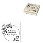 先生ブックはネームブックに属する ラバースタンプ (押印)