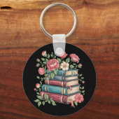 先生ブックラバー新学期ワイルドフラワー キーホルダー (正面)