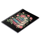 先生ブックラバー新学期ワイルドフラワー ノートブック (左側)