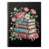 先生ブックラバー新学期ワイルドフラワー ノートブック (正面)
