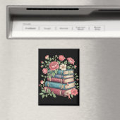 先生ブックラバー新学期ワイルドフラワー マグネット (インサイチュ (食洗機))