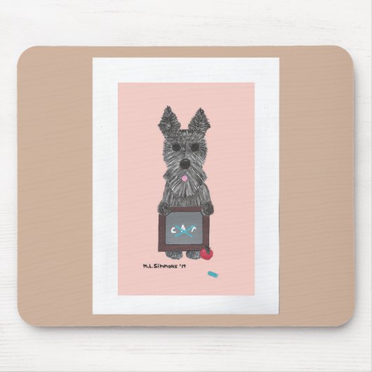 先生ペット マウスパッド (正面)