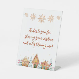 先生ペデスタル季節の贈り物、教育者の贈り物 台座サイン