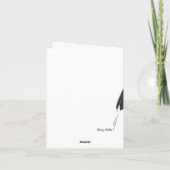 先生ホリデーグリーティングカード シーズンカード (裏面)