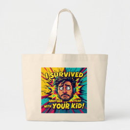 先生ホリデーハハ ラージトートバッグ