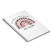 先生ボホレインボー教えズウィズハート ノートブック (右側)