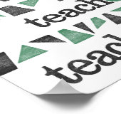 先生ポスタおもしろいー教え- Artプリント文法 ポスター (角)