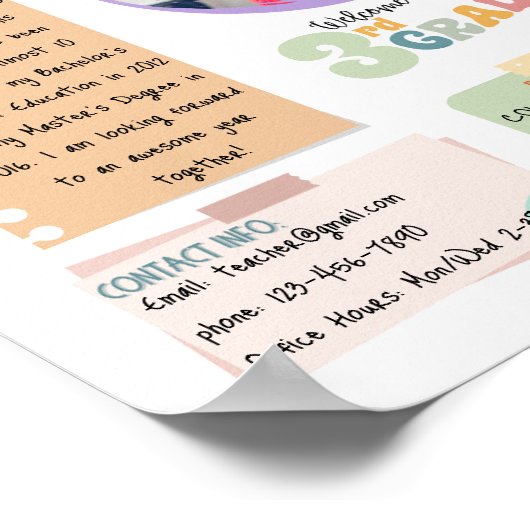 先生ポスター ポスター (角)