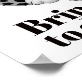 先生ポスター – 現状のまま、または変更文字 ポスター (角)