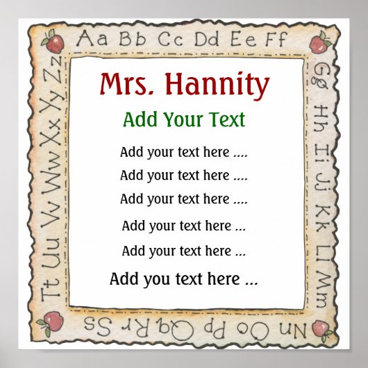 先生ポスター – SRF ポスター (正面)