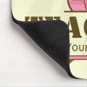 先生マウスパッド-ブラウンゼブラ印刷 マウスパッド (コーナー)