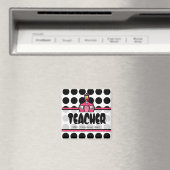 先生マグネット – ブラック水玉模様 マグネット (インサイチュ (食洗機))