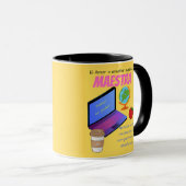 先生マグマエストラ引用文 マグカップ (正面右)