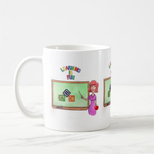 先生マグ コーヒーマグカップ (左)