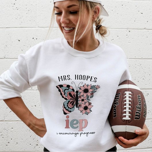 先生マッチングギフトバックプリントカスタムボホ スウェットシャツ