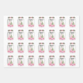 先生メイソンジャーフラワーズ ラッピングペーパーシート (正面3)